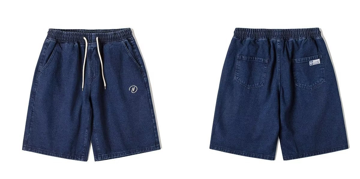 Summer Time Casual Denim Shorts Men