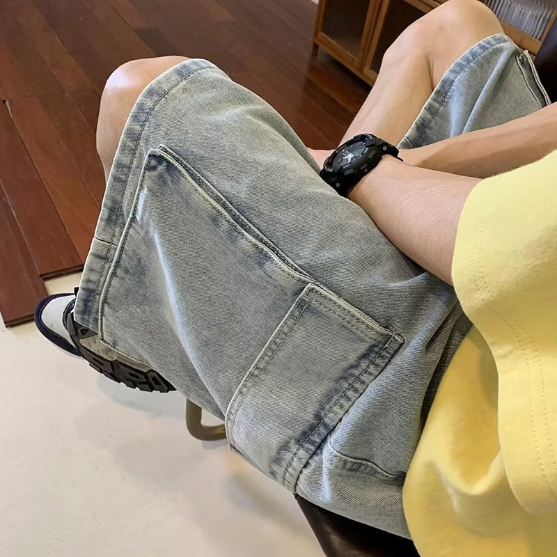 Work Denims Baggy Shorts