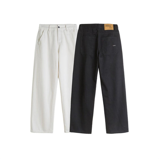 Distressed Baggy Flush Denim Pants
