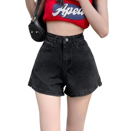 Denim Blooms Women's Shorts